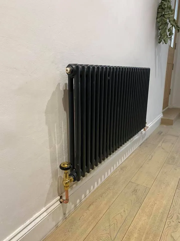 Black Radiator on wall