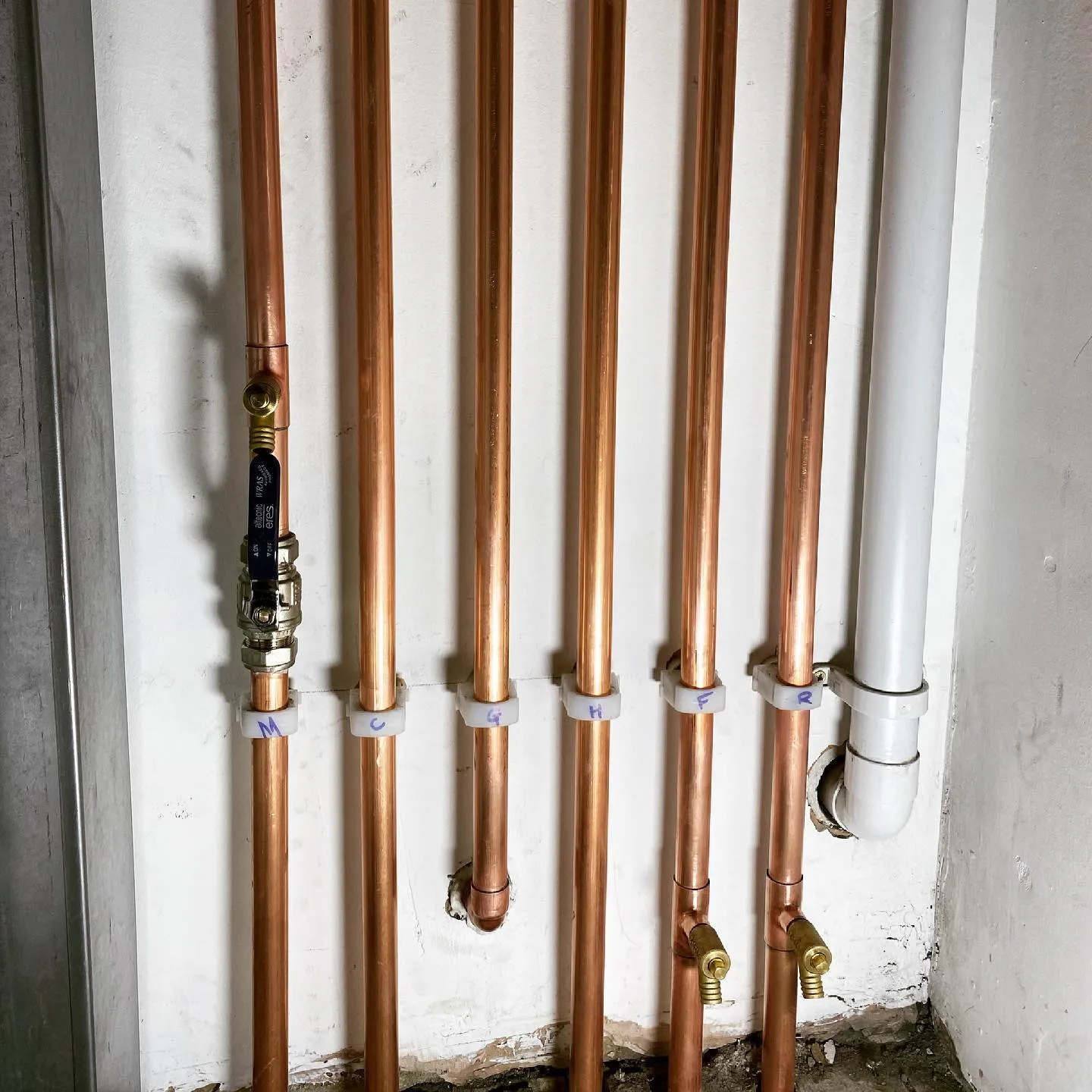 Brown Metal Pipes